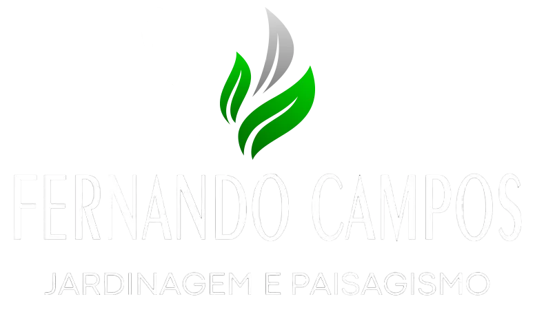 Fernando Campos Paisagismo Logomarca Branca